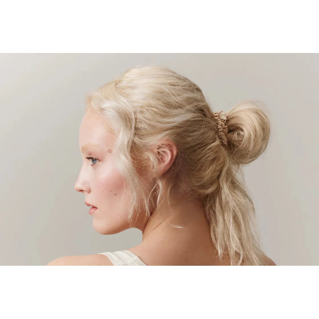 Back to Basics Blonde Skinny Scrunchies