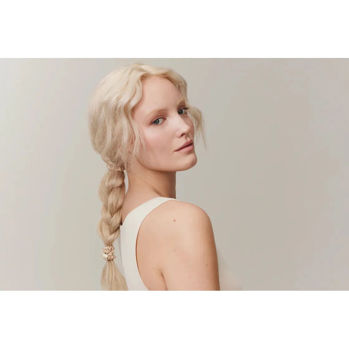 Back to Basics Blonde Skinny Scrunchies