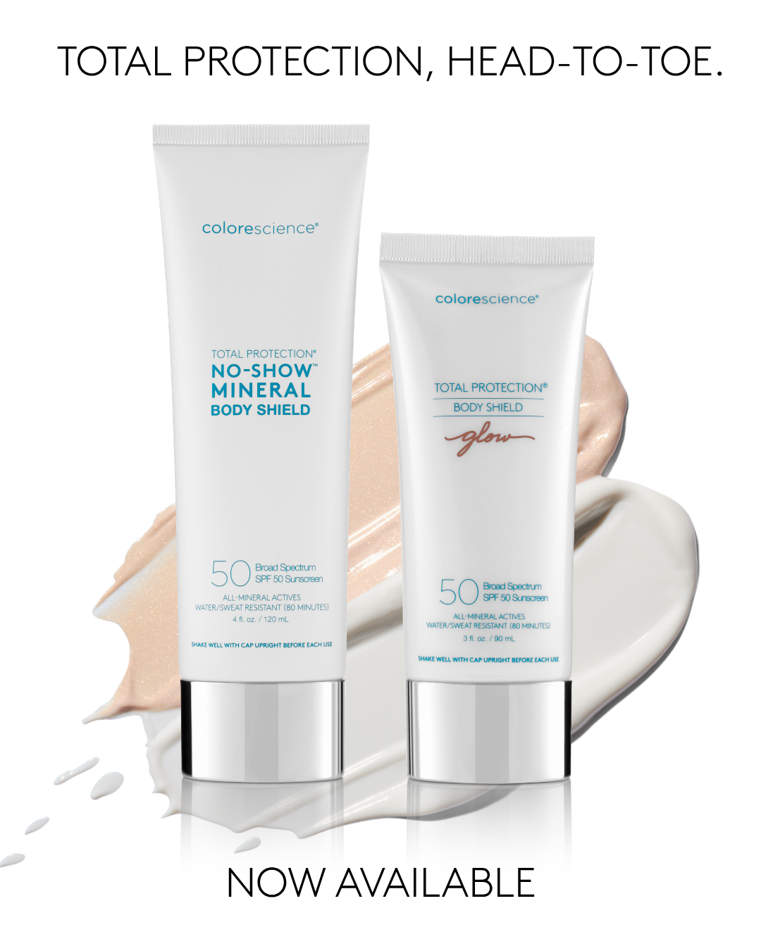 Total Protection® Body Shield Glow SPF 50