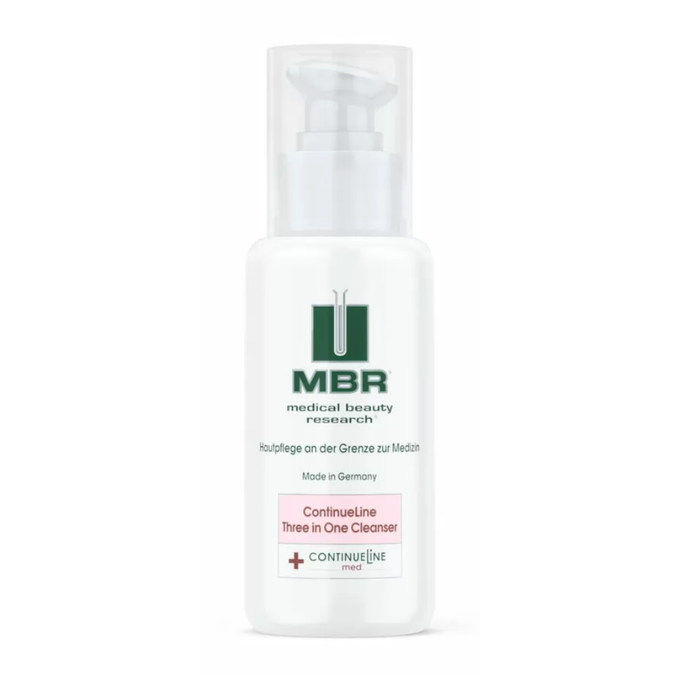 White MBR ContinueLine Three in One Cleanser with pump bottle - Beauty Mark Company