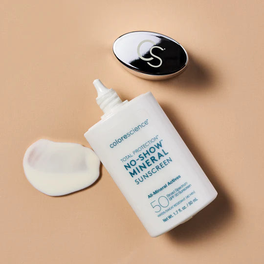 Total Protection No-Show Mineral Sunscreen SPF 50 - Beauty Mark Company