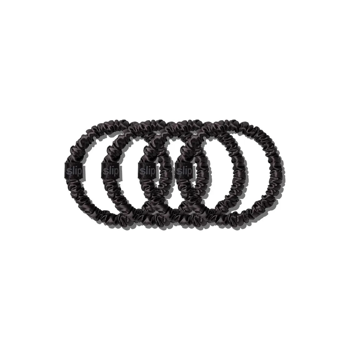 Back to Basics Black Skinny Scrunchies