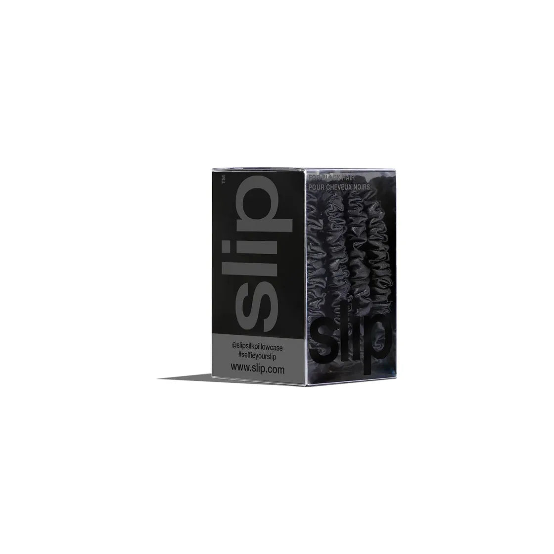 Back to Basics Black Skinny Scrunchies