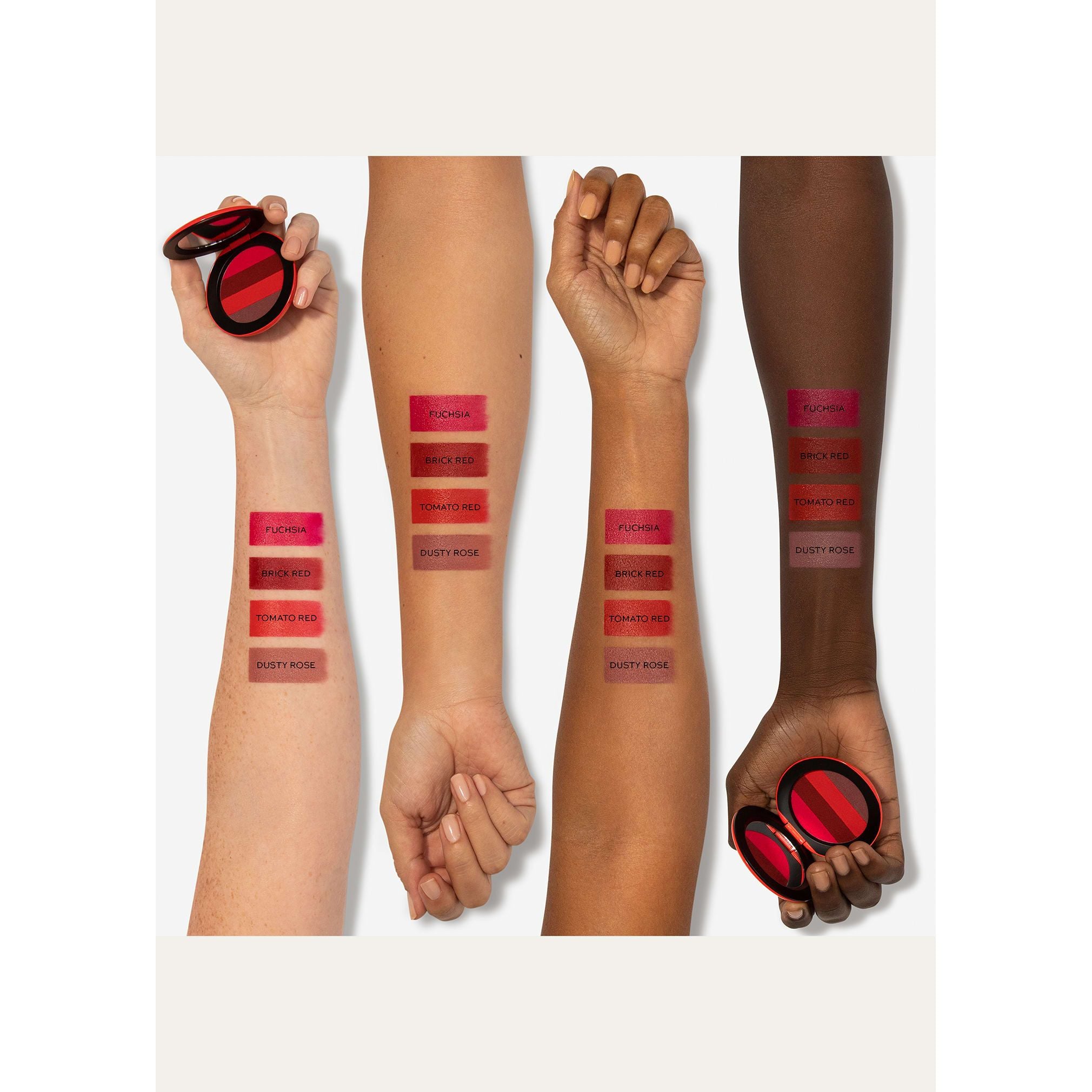 Lip Suede Palette Les Nudes / Les Rouges